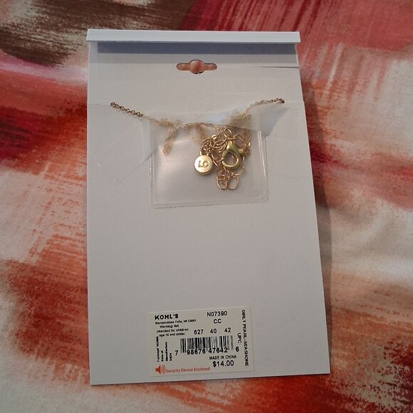 LC Lauren Conrad Girly Pearl-Seashore Pendant Necklace & Earrings Set - Picture 9 of 11